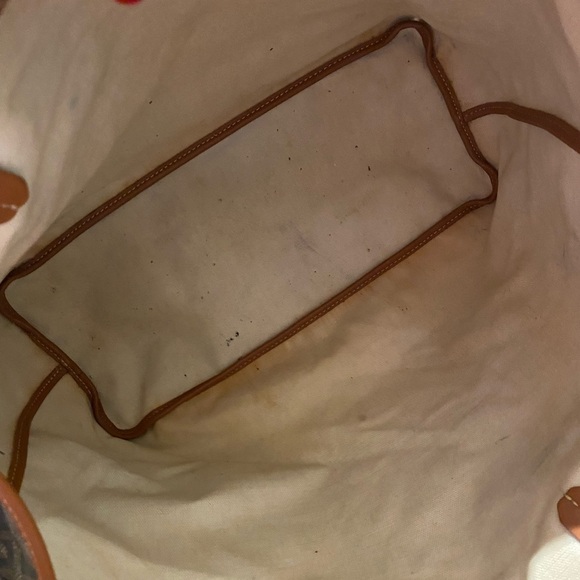 Goyard Brown Tote with Geometric Pattern and Leather Handles - Picture 4 of 12